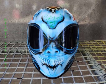 ALIEN Custom Motorcycle Helmet