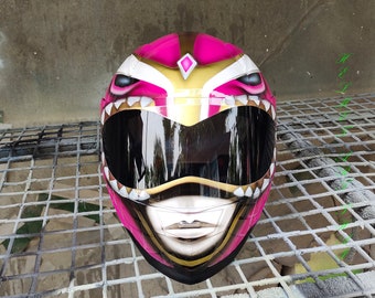 Mighty morphin power rangers motorcycle helmet hot sale