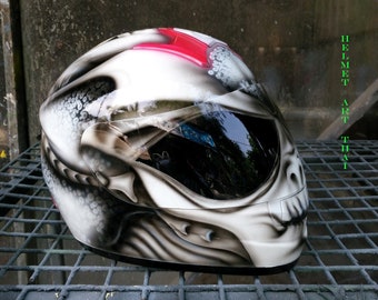 Casco da moto personalizzato alieno | Etsy Italia