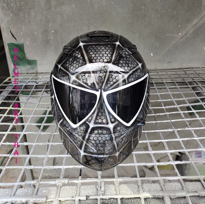 SPIDER MAN Custom Motorcycle Helmet Etsy