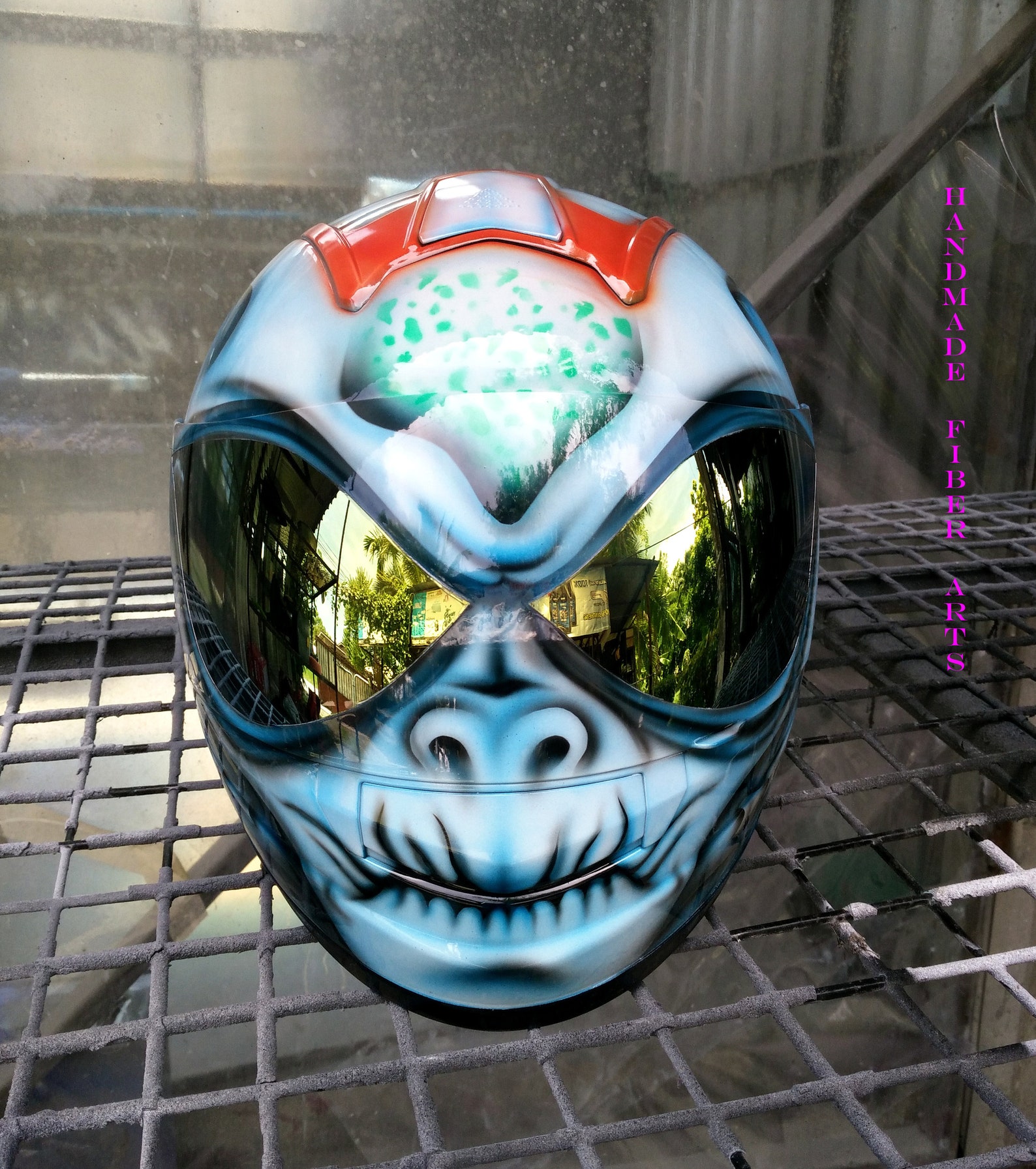 Alien Custom Motorcycle helmet | Etsy