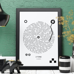 2Tone Poster | Playlist Print | SKA Print | SKA Poster | The Specials