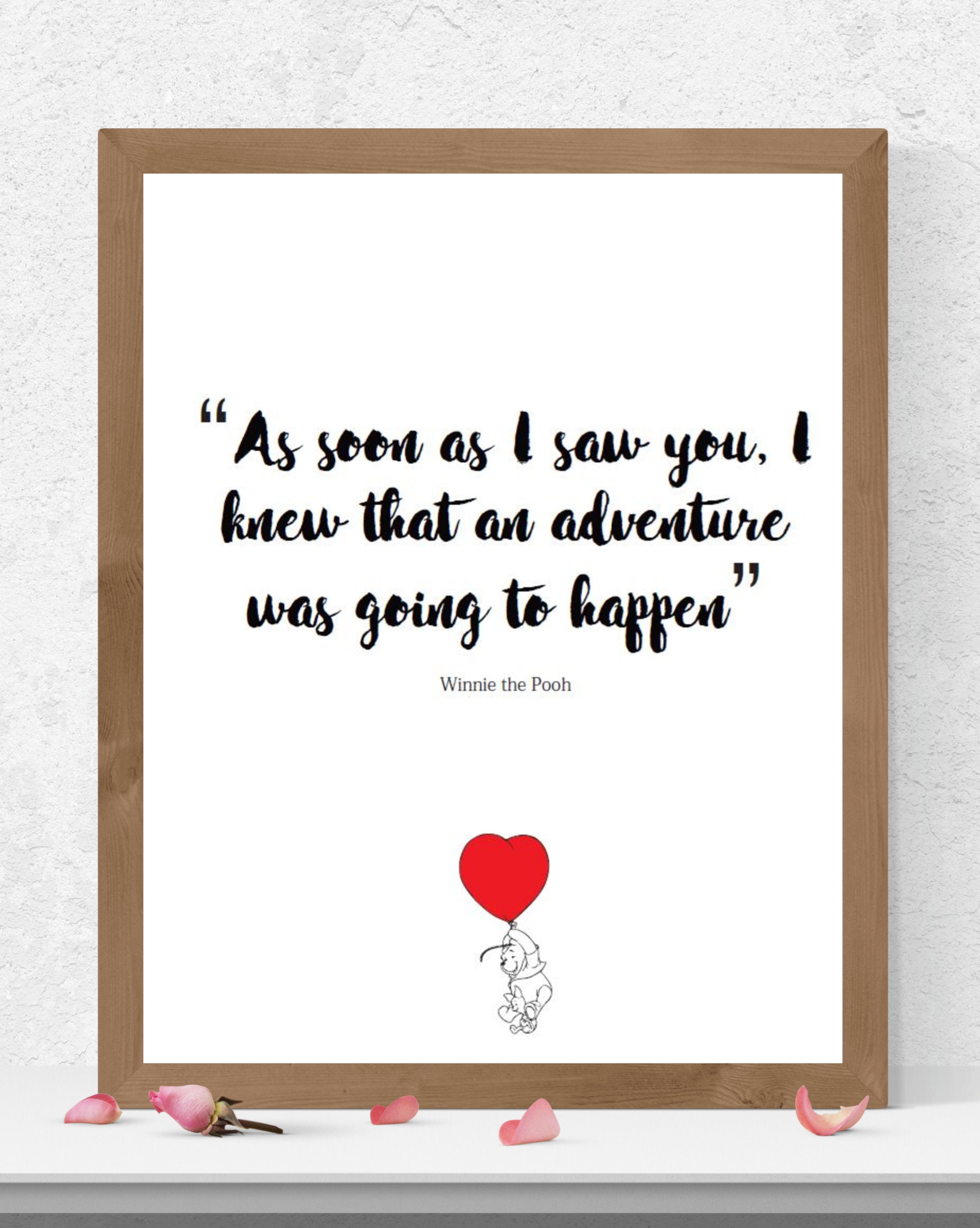 Winnie The Pooh Quotes Winnie The Pooh Print Winnie The Etsy