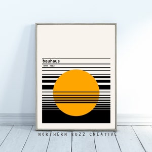 Bauhaus Print | Bauhaus Style Print | Mid Century Print | Geometric Wall Art