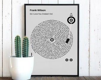 Northern Soul Poster | Northern Soul Print | Northern Soul Gifts | Lyric Print | Lyric Poster | Motown Print | Motown Poster |