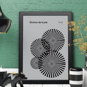 Division de la joie Print | Psychedelic Print | Manchester
