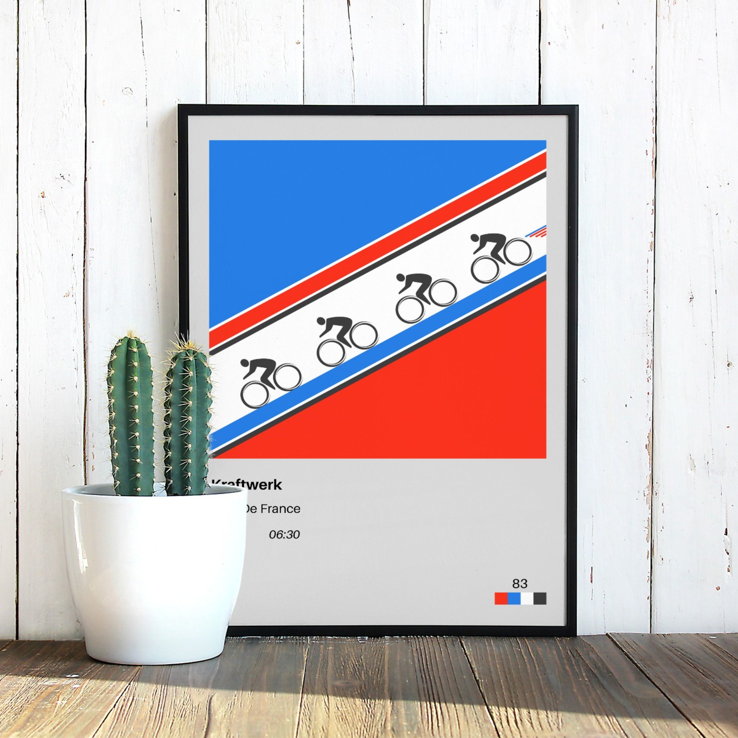 kraftwerk tour de france poster