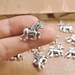 30Pcs Antique Silver unicorns Charms, unicorns Pendant,Double Sided -- 15.5x15.5mm