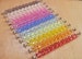 7.7” Colorful Shoe Chain，11 Colors,Clear Clog Chain Charms,DIY Shoe Decoration，Chain for Girls Adult Teens Women Charm Widgets Decoration 