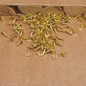 50Pcs Raw brass 4mm Pad,Tie Tack, Pad Lapel Pin,8mm Pin