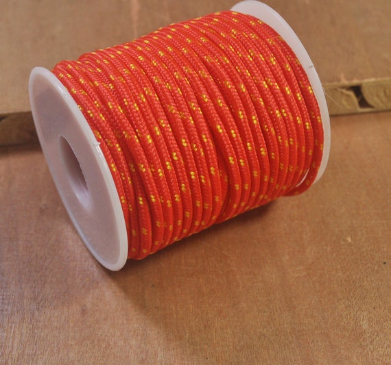 Cordino Intrecciato Cerato 5 Metri - Per Gioielli, Macramè, Braccialetti Shamballa, Collane, Lacci - Poliestere Resistente, Colore Marrone