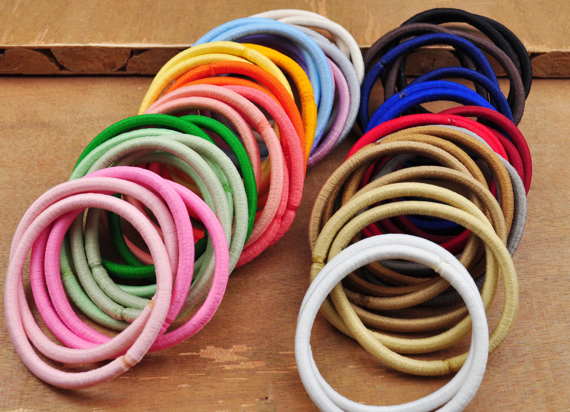 2500 Stück Haargummis Klein, Funtopia Mini Elastische Haargummis Bänder