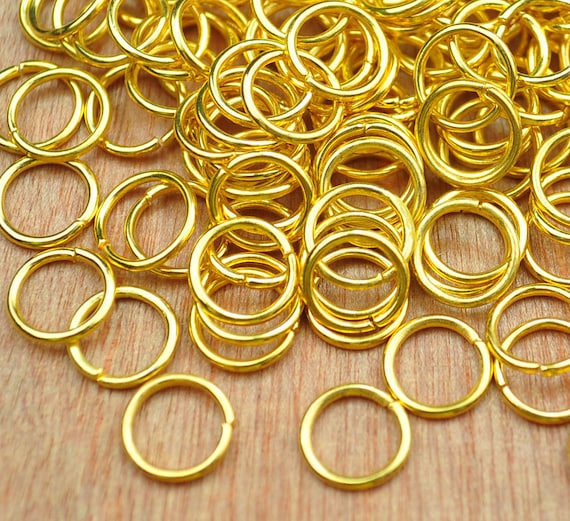8mm Gold Stainless Steel Jump Ring – Jewellery Supplies Co