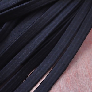 10 Yards Elastic Cord, 10mm larghezza Black Elastic Cord Stretchy String Bracciale e collana Stringa per gioielli e artigianato