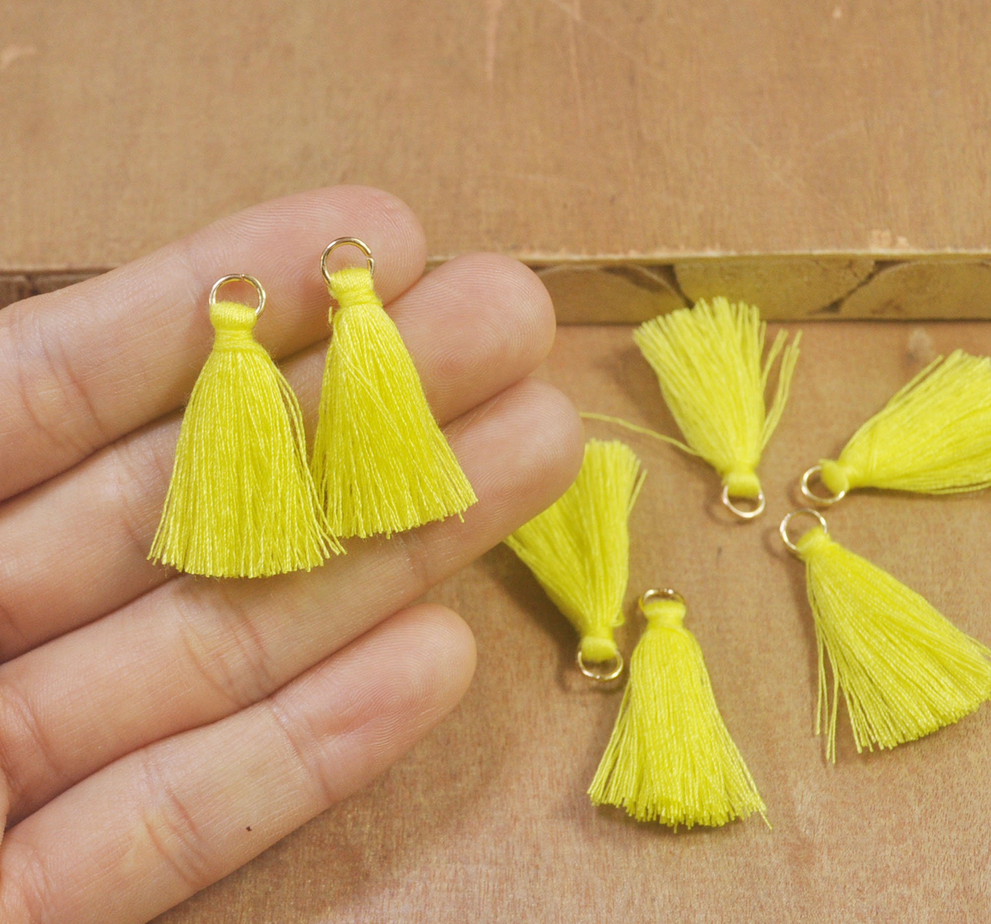 100 Nappine Bianche 3cm - Con Anello Per Orecchini E DIY - Foto 7