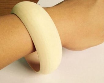 unfinished natural wooden bangle bracelet,6pcs 68mm inner diameter original round bangle wood bracelets findings