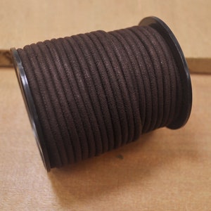 Nieuw! Rond koord, 10yards 3mm zwarte koffie faux suède koord lederen kant kralen ketting het maken van string armband, veganistisch suède koord-11 #