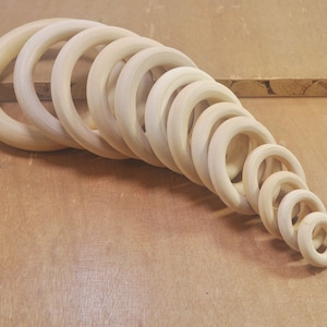 Runder unfertiger Naturholzringkreis,Makrameering 98/80/75/68/64/58/55/50/45/40/33/30/25/20/12 mm