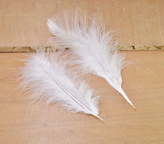 50pcs Feathers,turkey Feathers,white Feathers,fluffy Feathers,bulk,natural  Feathers,wholesale Feathers 13cm 18cm Long 