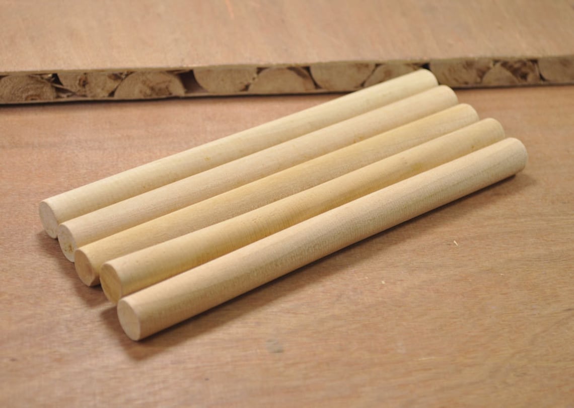 10pcs 18cm Long Wood Stick Unfinished Natural Wooden Stick Etsy