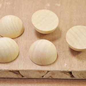 Wholesale semicircle wood beads,50pcs Unfinished Natural Round Wooden Cabochon Beads,wooden hemicycle beads 15x29mm