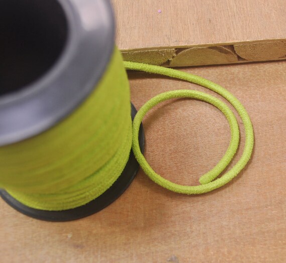 20yard 2.5mm Flat Faux Suede Leather Cord,green Leather String Cord,faux  Suede Lace,vegan Suede Cord,bracelet/necklace Cord Supplies 