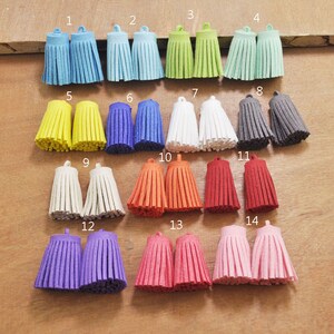 Wholesale 20pcs 29mm Suede Fringe Tassels Handbag Tassels Keychain Tassels Tassel Charms Faux Leather tassel,DIY jewelry Accessories