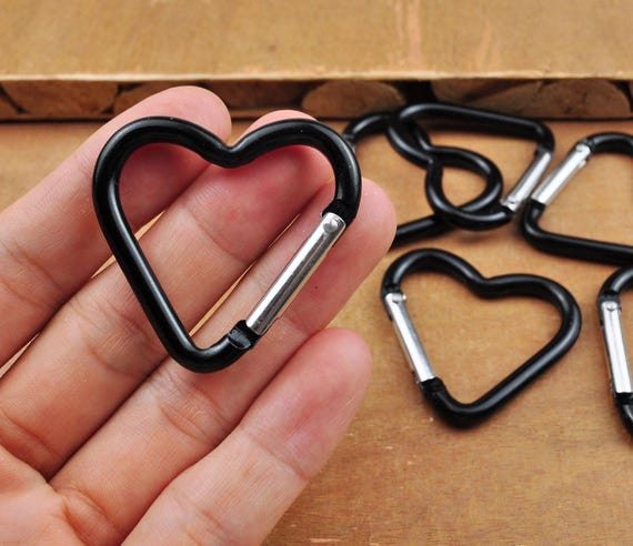 40 Moschettoni In Alluminio - Piccoli, Per Zaino, Tenda, Campeggio, Portachiavi, Carico Fino A 50kg - Foto 6