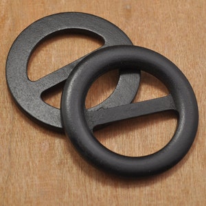 Wood Buckle,8pcs 59mm Black wood buckle wooden belt buckle,round buttons.round buckle.