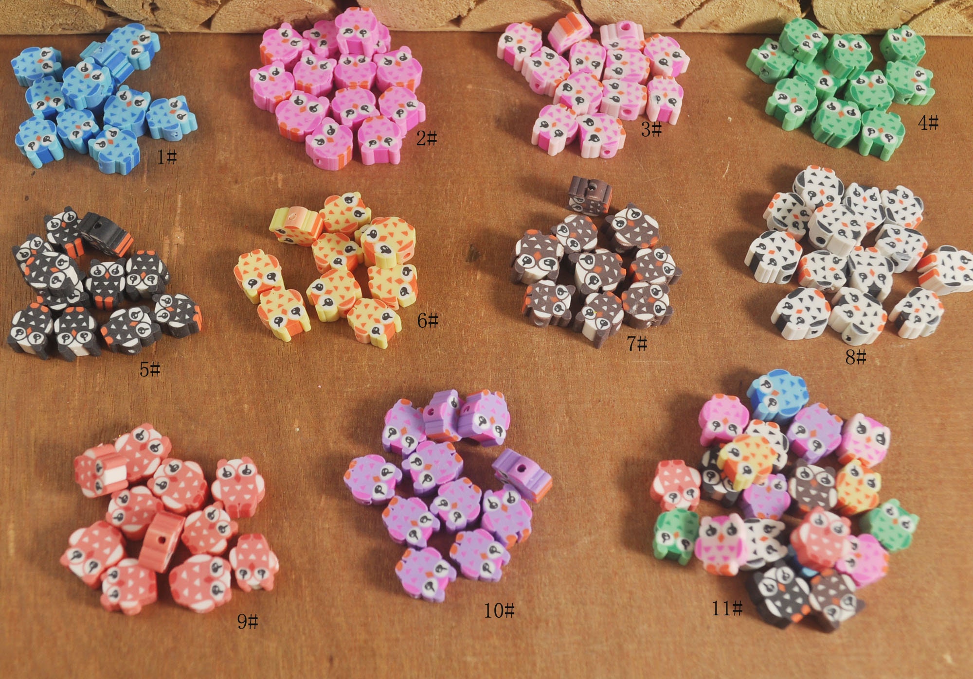 40/100Pcs 10mm Small Heart Shape beads,Colored polymer clay,Mixed Color  heart Polymer Clay Beads, bead for bracelet necklace charm