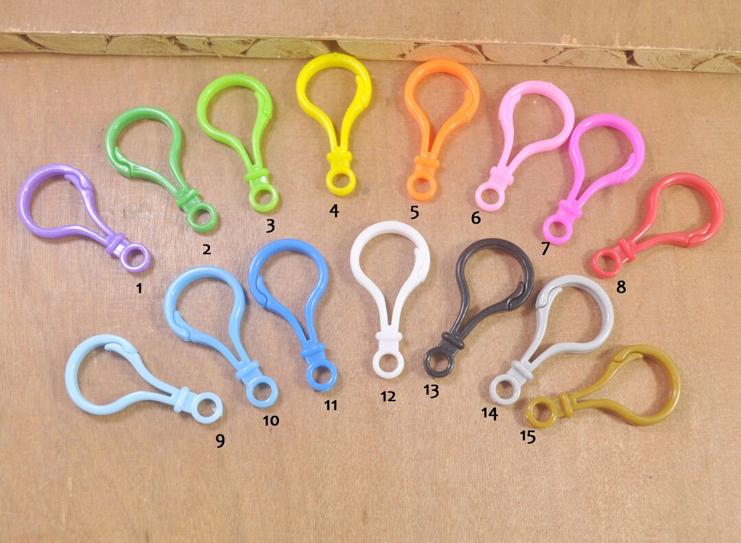 50pcs Plastic Lobster Clasps/glasses Chain Clasp/plastic Keychain/key