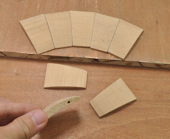50 Perline In Legno Naturale 20 Mm Non Verniciate - Fai Da Te, Gioielli, Macramè - 2