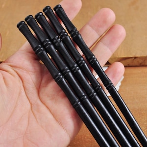 2-10pcs of Black Hair Stick,Simple Hair Stick for Long Hair,Hair Fork,Hair Accessories,Bamboo Hair Sticks,Wooden Stick Crafts and Supplies