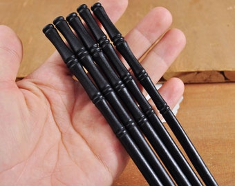 2-10pcs of Black Hair Stick,Simple Hair Stick for Long Hair,Hair Fork,Hair Accessories,Bamboo Hair Sticks,Wooden Stick Crafts and Supplies