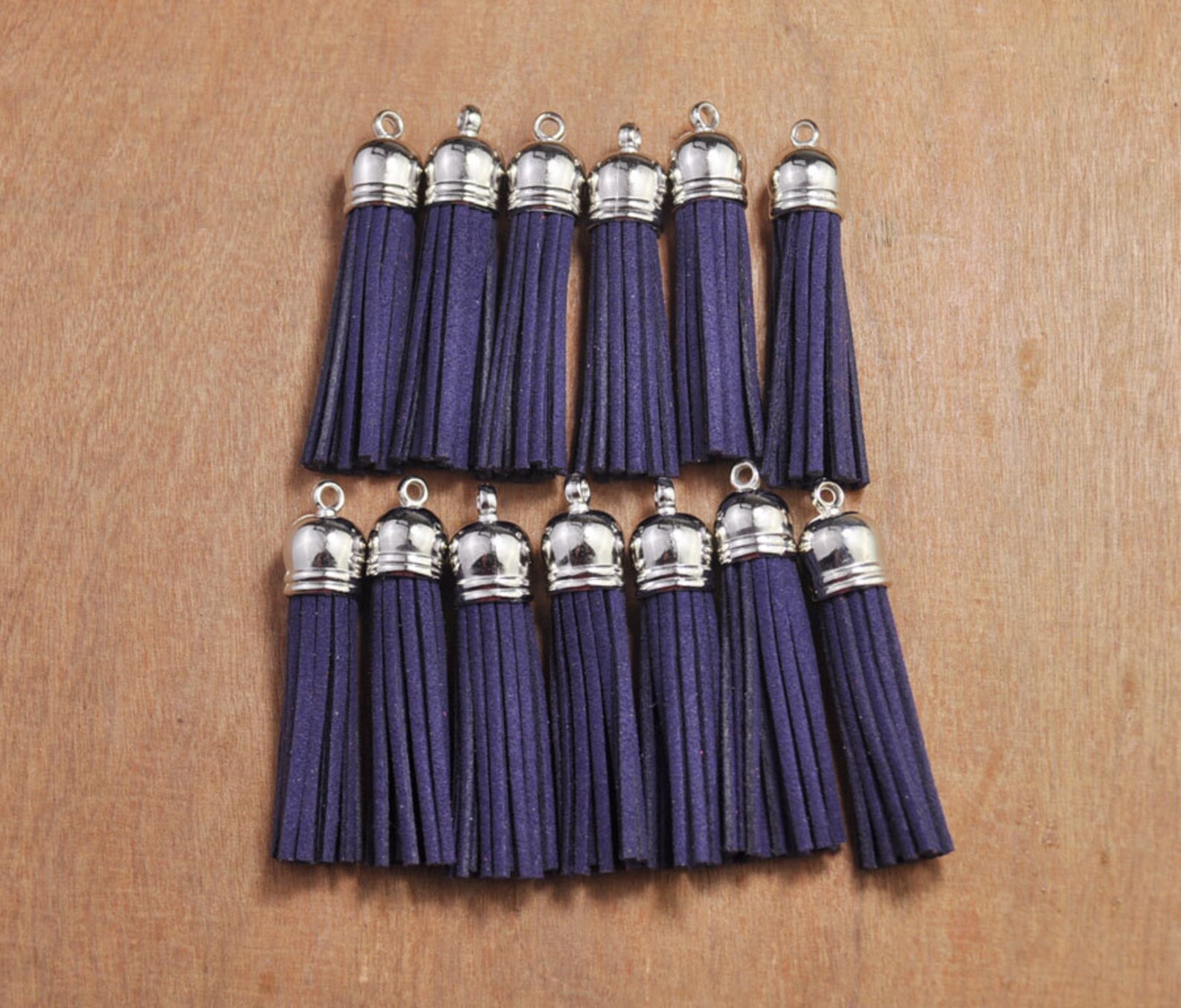 20pcs 2.2 Navy blue Tassels CraftSuede Tassel Etsy