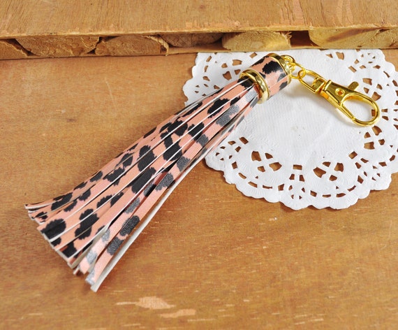 Large tassel best sale keychain