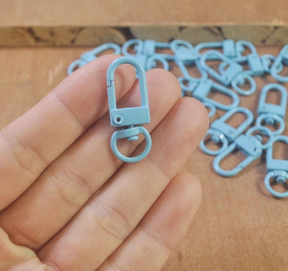 40pcs Metal Lobster Claw Clasps With Keychain Rings, Perfect For Jewelry  Making And Crafts