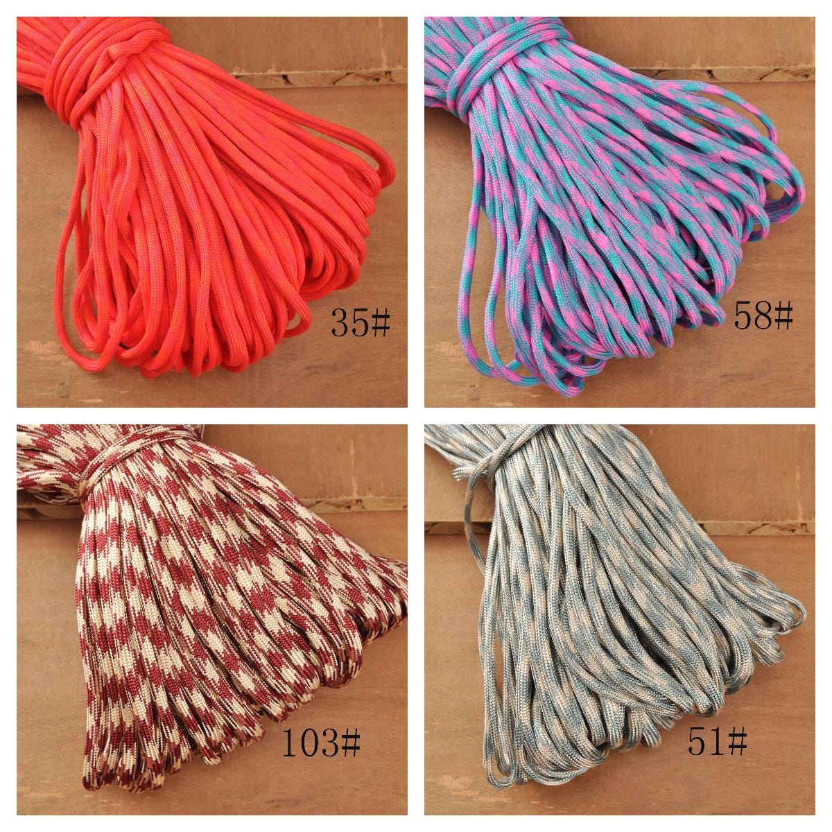 5 Meters/10 Meters 4mm Braided Rope,paracord,rope Cords,cinch Bag,soft ...