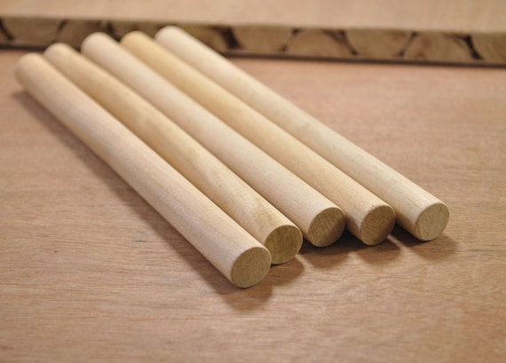 10pcs 18cm Long Wood Stick Unfinished Natural Wooden Stick Round Stick,1.4cm  Diameter,no Holes -  Israel
