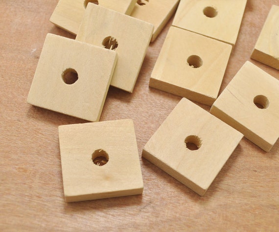 40 Pcs Wooden Large Beads for Crafts with Holes Unfinished Balls