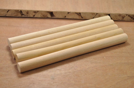 10pcs 18cm Long Wood Stick Unfinished Natural Wooden Stick Round  Stick,1.4cm Diameter,no Holes -  Israel