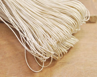 20 yards /50 yards Beige Waxed Cotton Cord,1mm Macrame Cord,Nacklace and Bracelet Cord,Beading String Cord,diy cord -- FF102