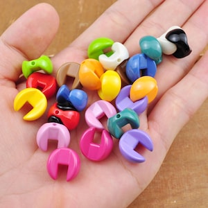 10-100Pcs Colored Irregular Modular Shape Beads,Round Beads,Acrylic beads，Acrylic Beads For DIY Charm Jewelry Making,15mm
