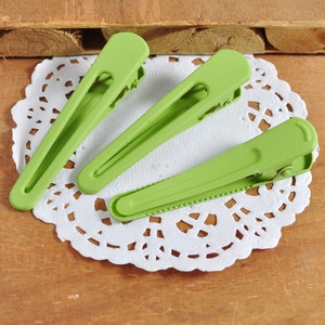 10/20/50Pcs Fringe Crocodile Clip，Bangs Green Hair Clip By Plain Jane ,Fringe Hair Clips,wholesale Hair Clip，Hair Barrettes