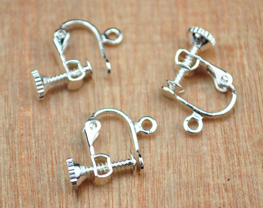 Stainless Steel Earring Clips 316 Stainless Steel Screw Back Clips