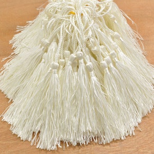Wholesale ivory tassels,silky Mini Tassels,Silk Tassel,Satin Tassel,tassel charms,Tassel supply(about 3.0 inch plus 2 inch cord)