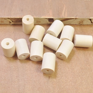 25Pcs Wood beads,Unfinished wooden barrel beads,Wood tube beads,wood column,spacing beads,wooden beads pendant--20x15mm