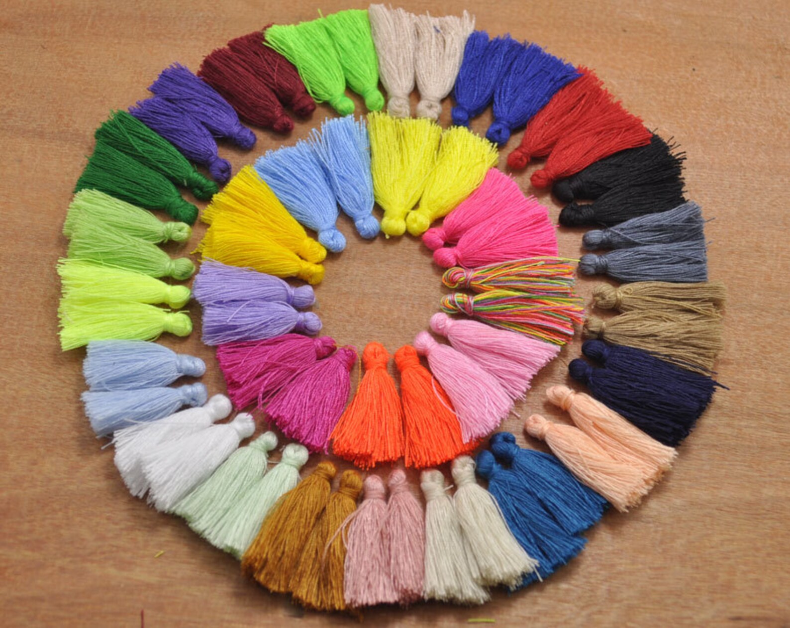 30 Color Mini Tasselswholesale 100pcs 3cm Cotton Tassels/tiny Etsy