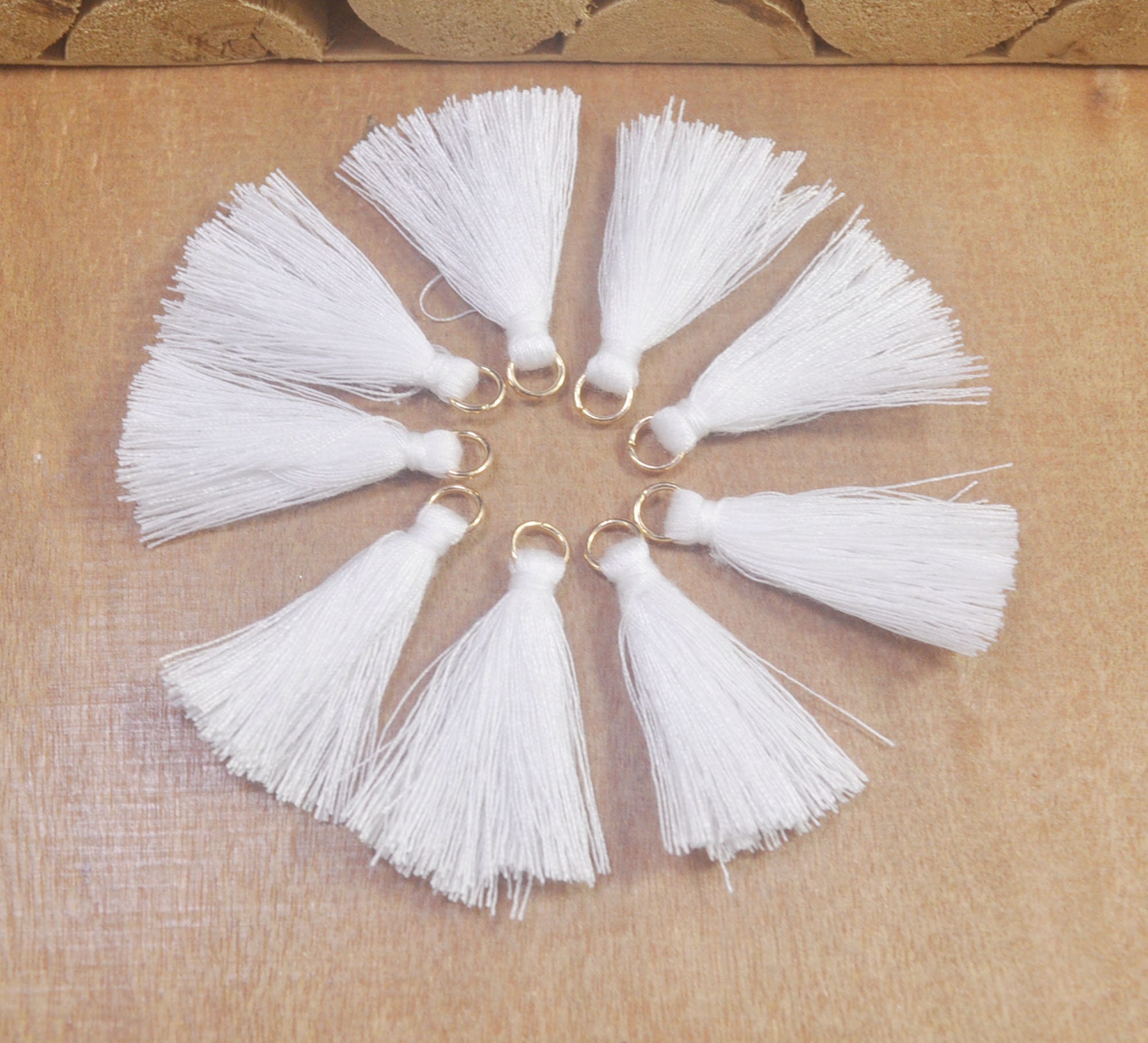 White Tassel20Pcs Mini Cotton Tassels3cm Cotton Tassels with Etsy