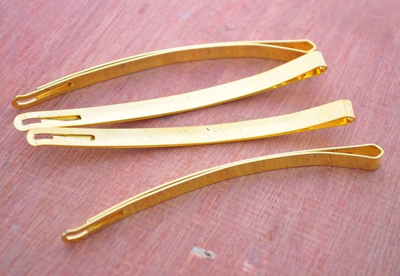 20PCS Gold Tone Long PARIS Metal Bobby Pins (extra Long  display picture 1
